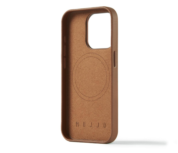 MUJJO FullLeatherWallet Case iPhone 15 Pro MagSafe tan ICMUJJOCL040TN - 1296432 - zdjęcie 3